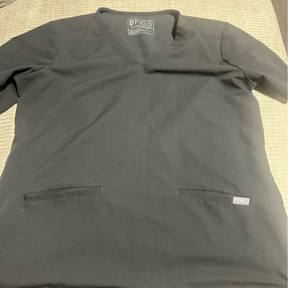 Figs women Black scrub top